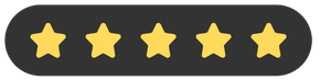 A row of green stars on a black background.