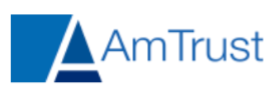 A logo for a company called am trust