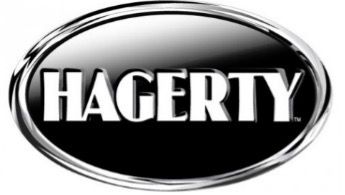 A hagerty logo on a white background