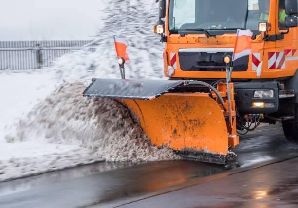 Snow Plow is Clearing Snow — Bear, DE — Smith Paving & Contracting, Inc.
