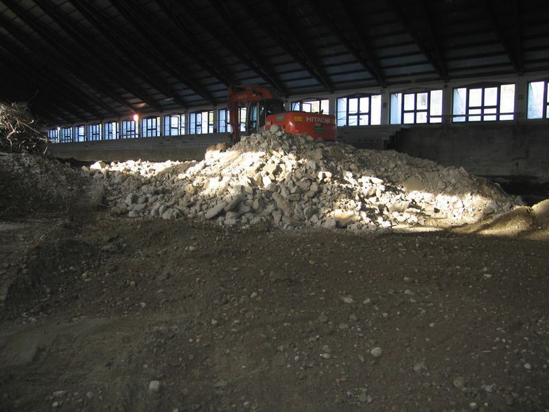 cantiere PalaBadminton Milano 