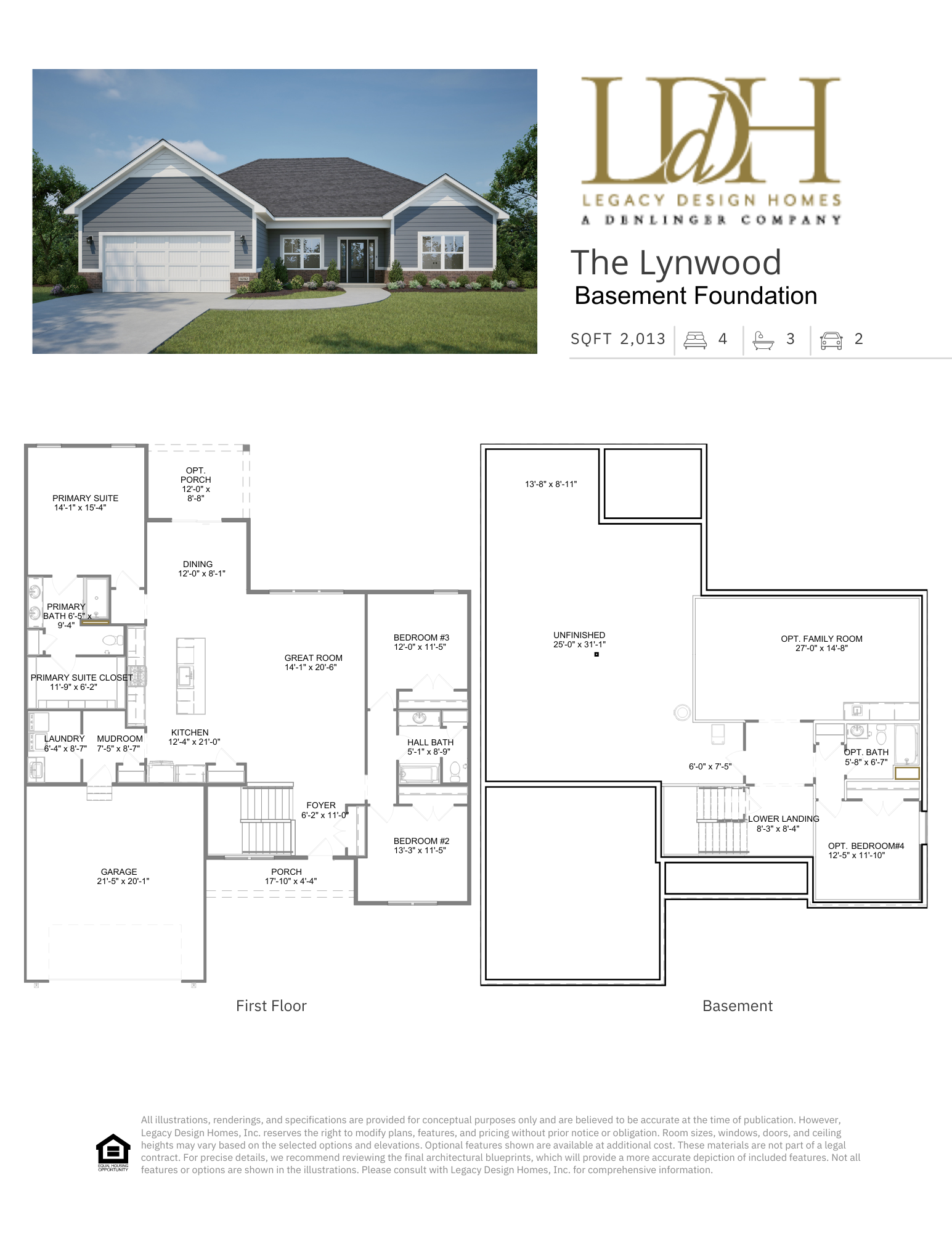 Lynwood Basement Floorplan