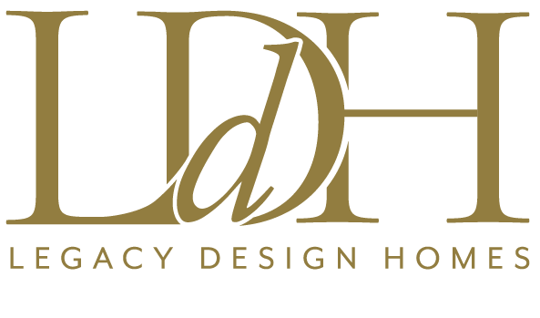 Legacy design homes logo on a white background