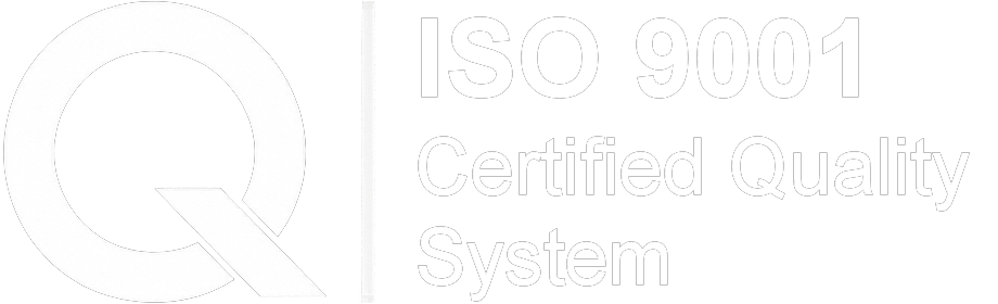 Een witte cirkel met daarin de tekst 'managementsysteemcertificaat'.