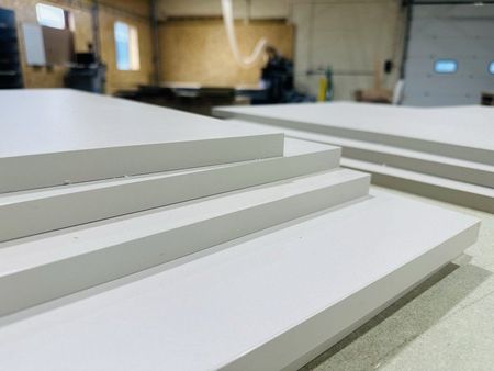 White stacked board