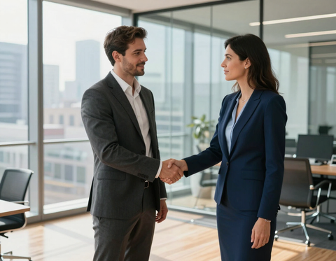 IT consultant and business executive partnership