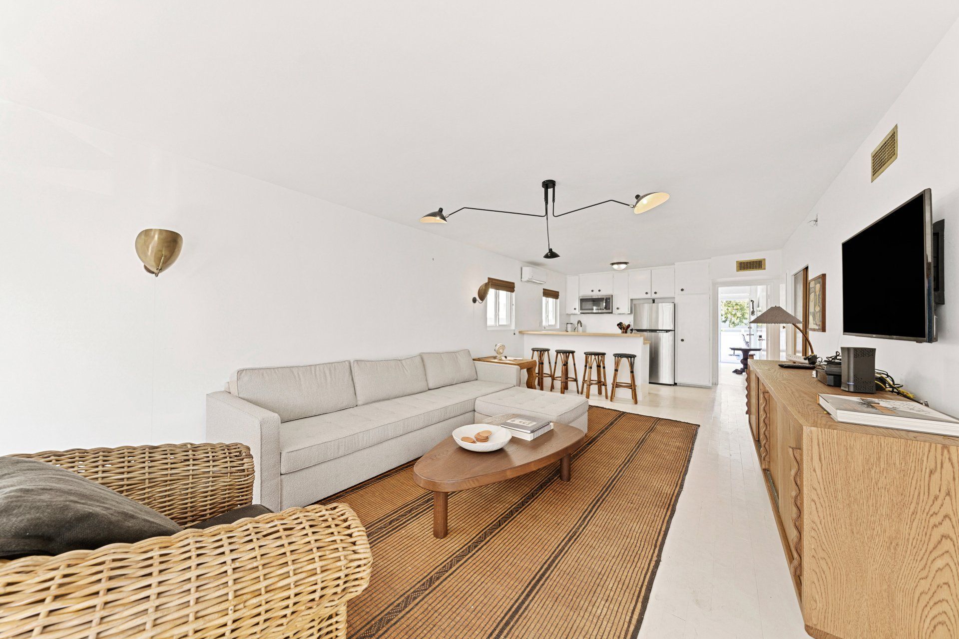 living room with couch