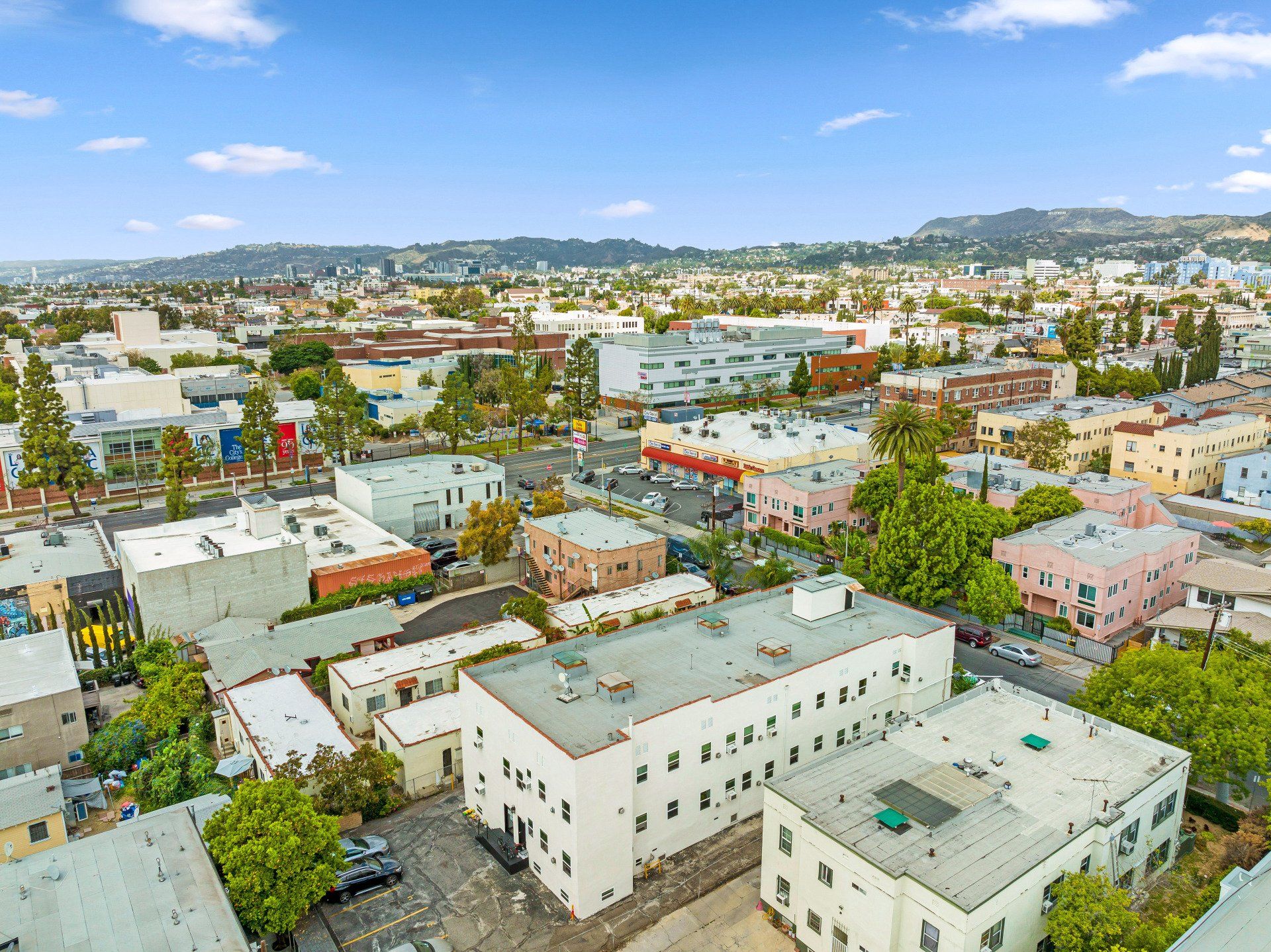 4440 Burns Ave LA, CA Aerial Image
