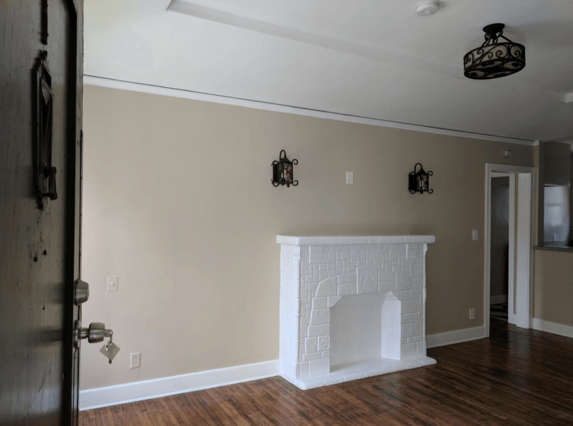 1640 N. Normandie Ave Fireplace in Living Room