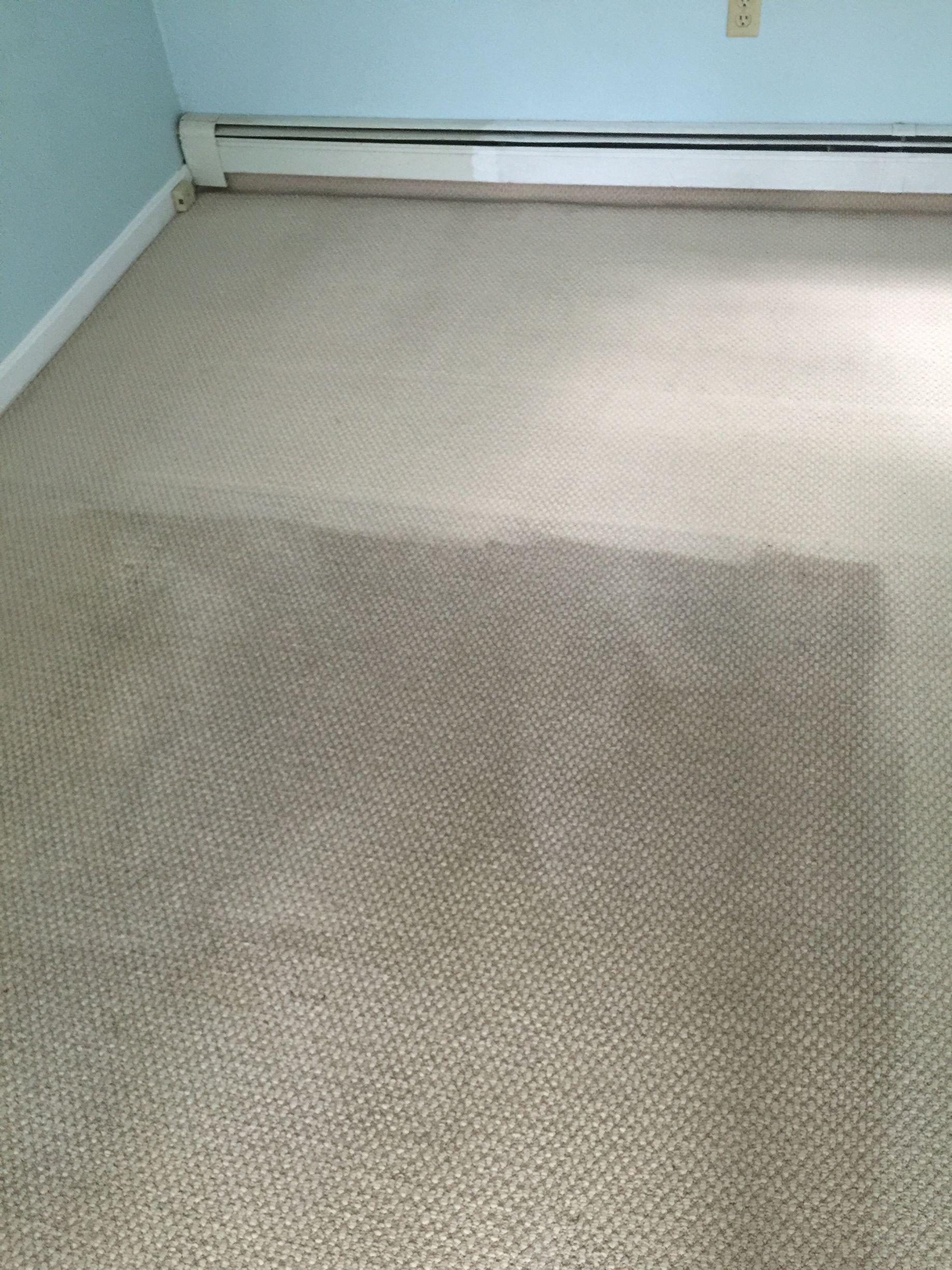 cleaning the tiles