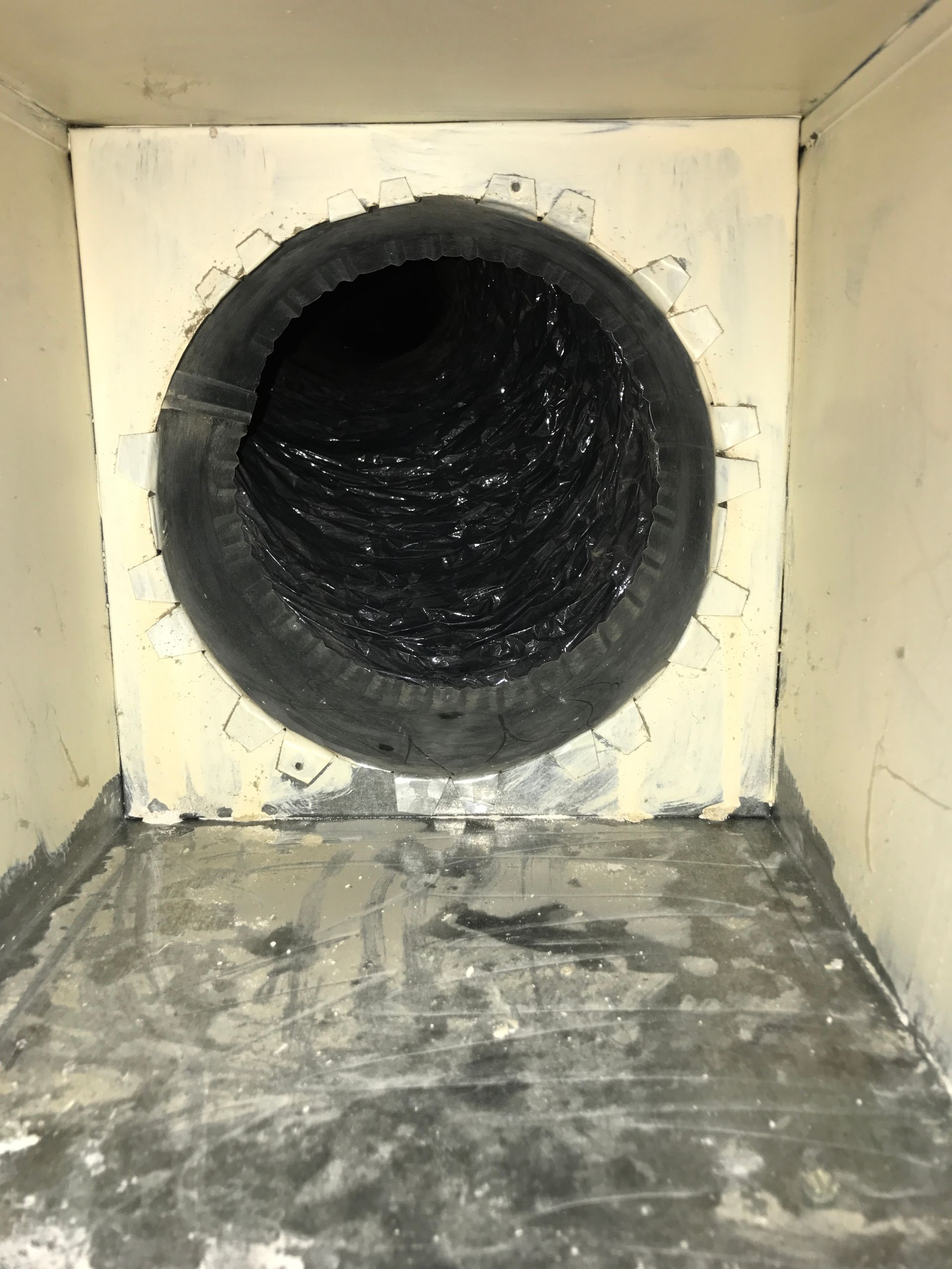 drain vent after cleaning