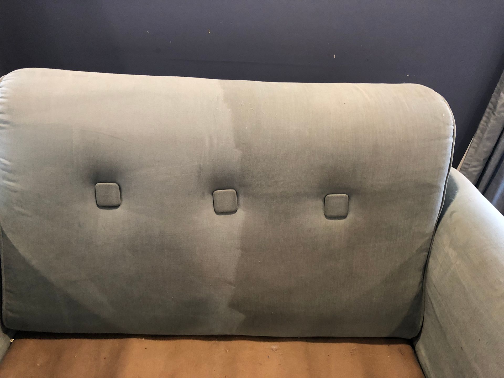 couch cleaning before/after