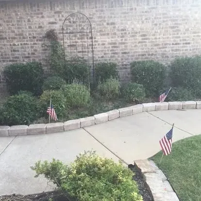 Healthy backyard lawn maintained in Oklahoma City