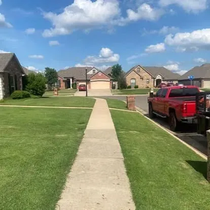 Backyard transformation by Oklahoma City lawn experts