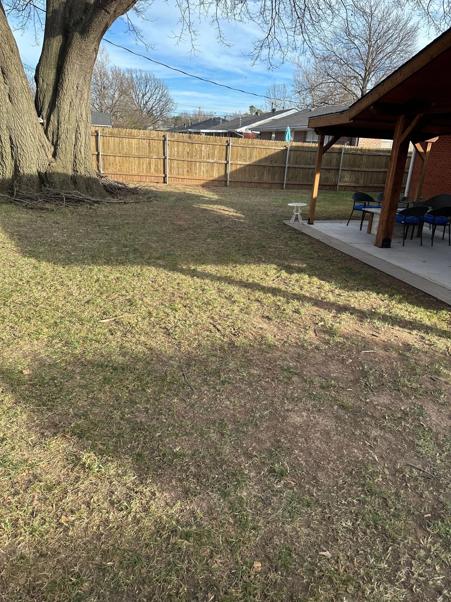 Seasonal yard maintenance in OKC