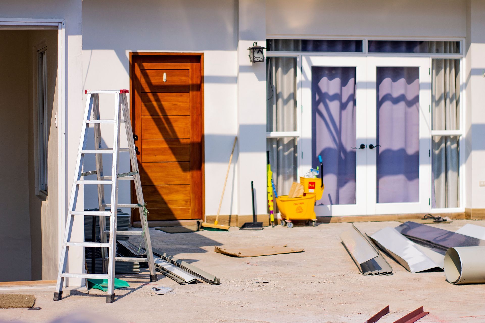 Main Street Contractors repairing interior property damage in Indianapolis