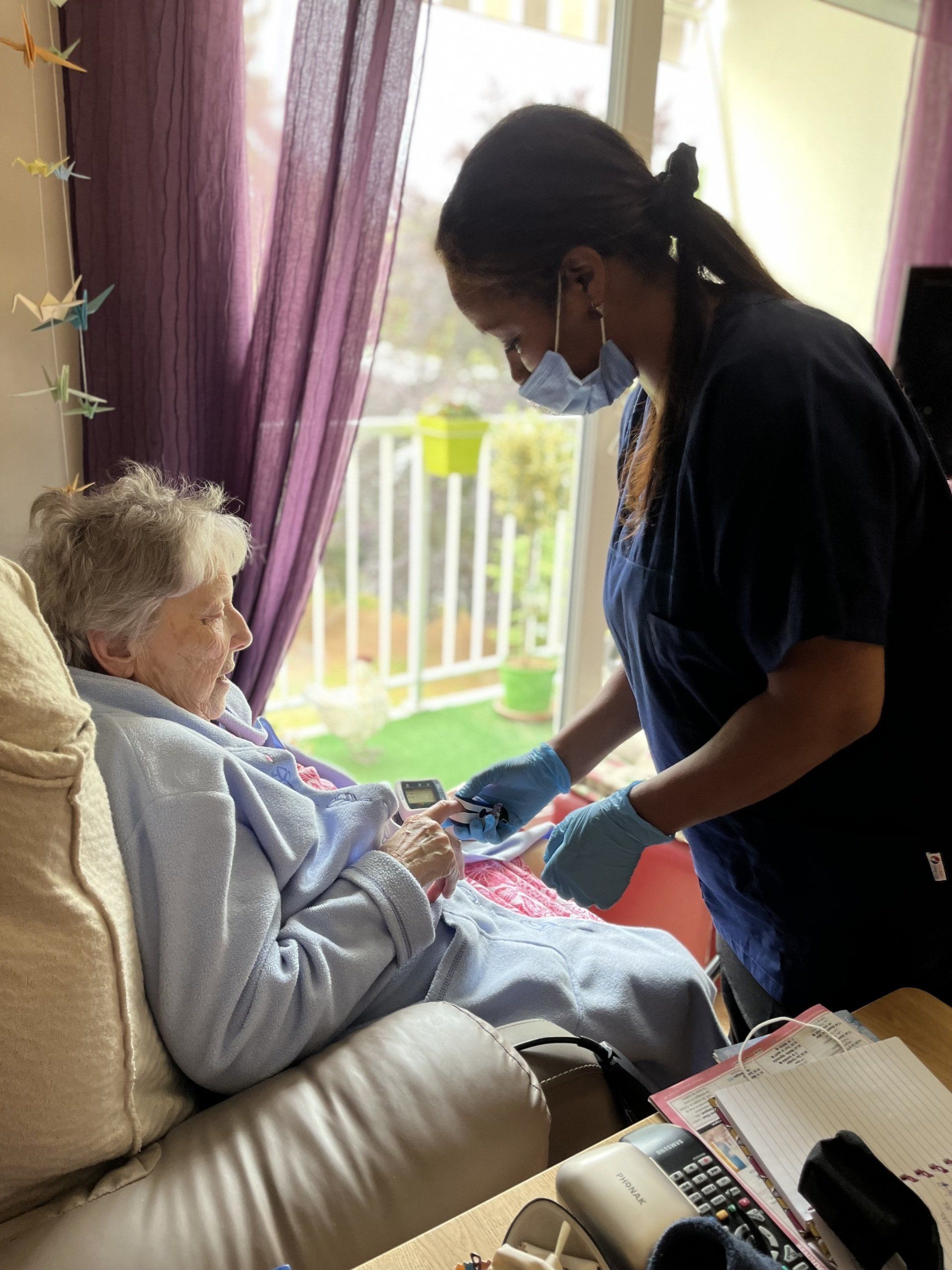 Service de soins infirmiers à domicile