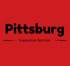 Pittsburg Limousine Services logo in black on a red background