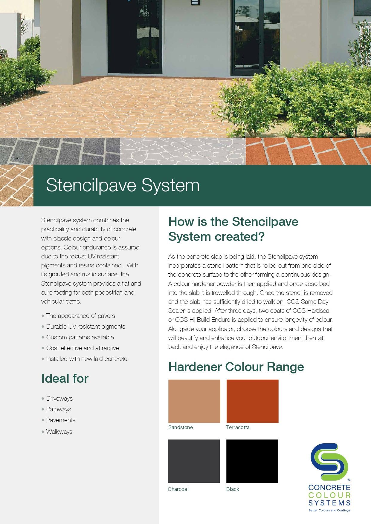 A Brochure for A Stenciling System with A Picture of A House — Fraser Coast Waterproofing in Pialba, QLD