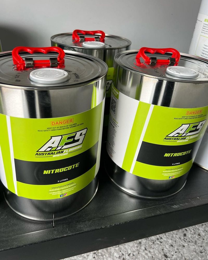 Bucket of Coating for Epoxy Flooring