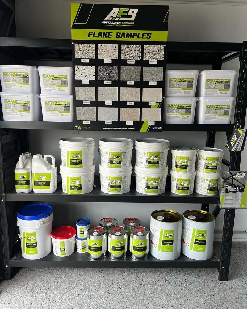 Showroom with Epoxy Sealers