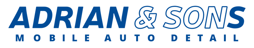 The logo for adrian & sons mobile auto detail