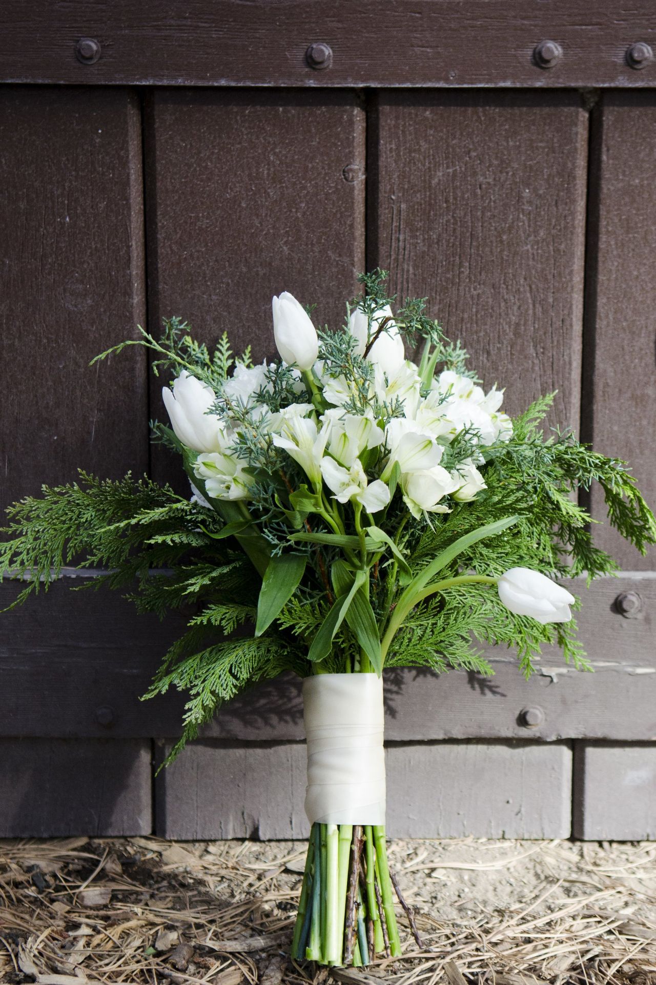 Winter white bouquet