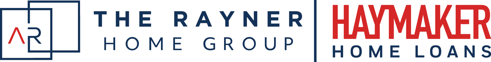 A logo for the rayner home group and haymaker home loans
