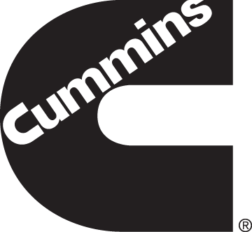 Cummins logo: Large black C shape with 