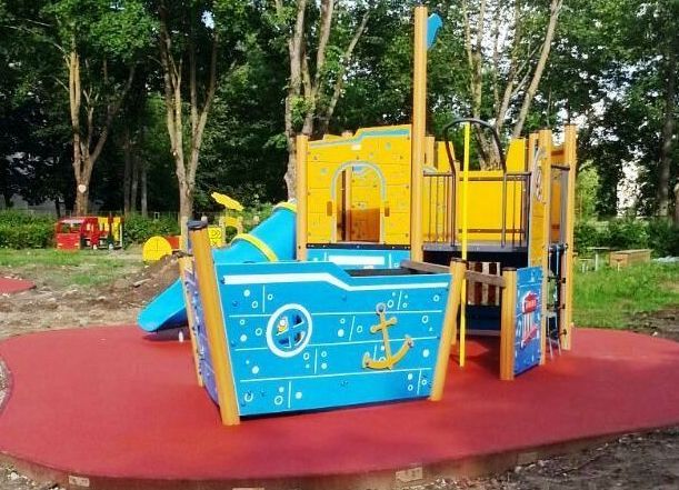 Rotaļu laukumu segums TETRAPUR PZ (550 m2)