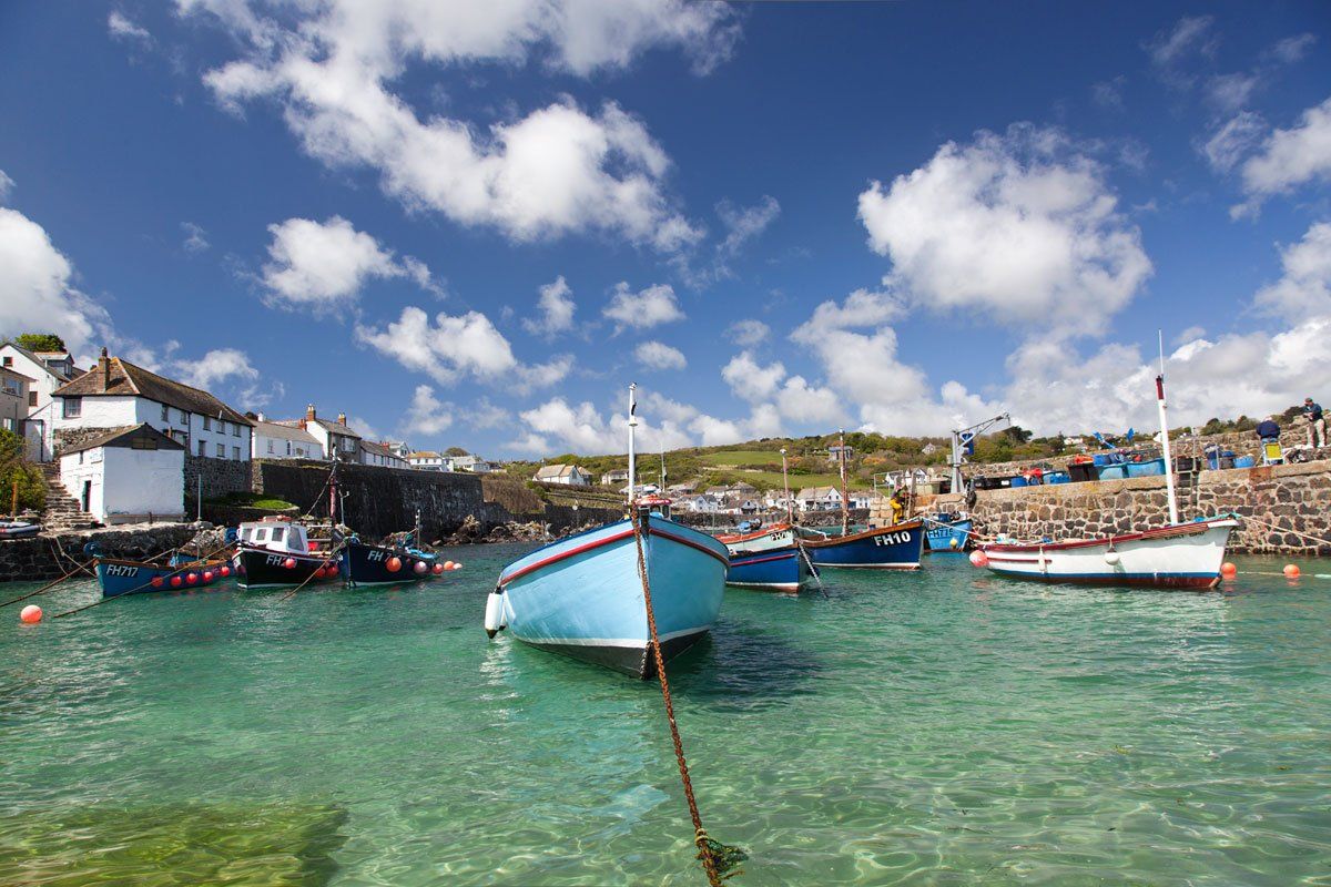 Dog-friendly family beach near Coverack in Cornwall