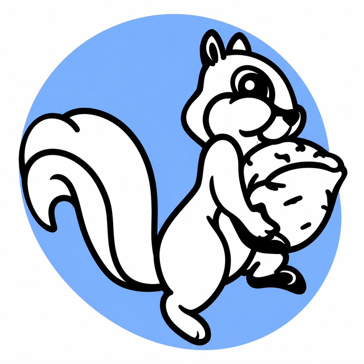 Jefferies Tree  Services Inc Company Squirrel Logo