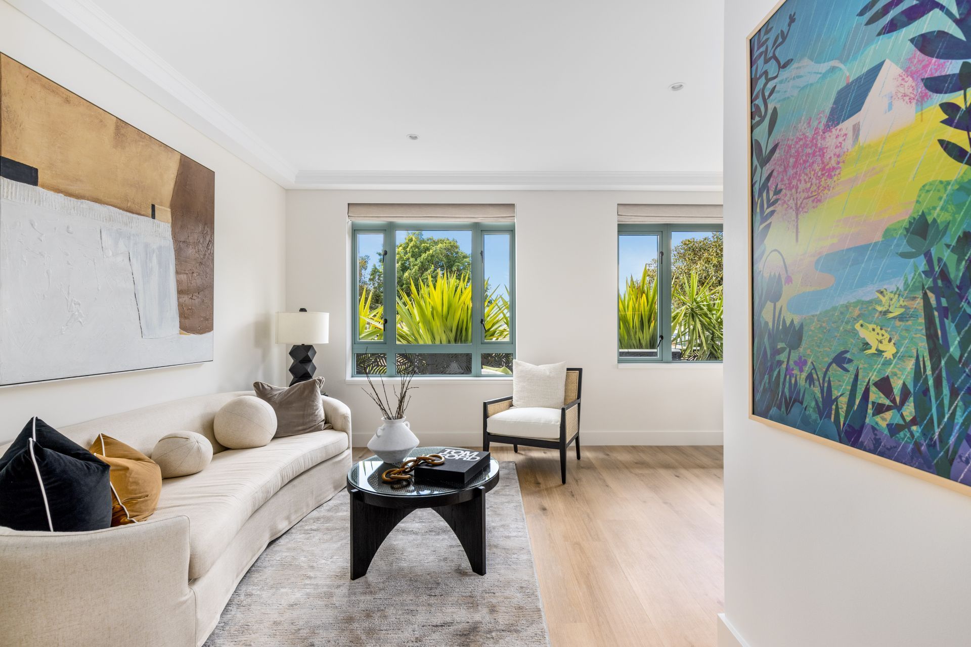 A Modern Living Room In Sydney
