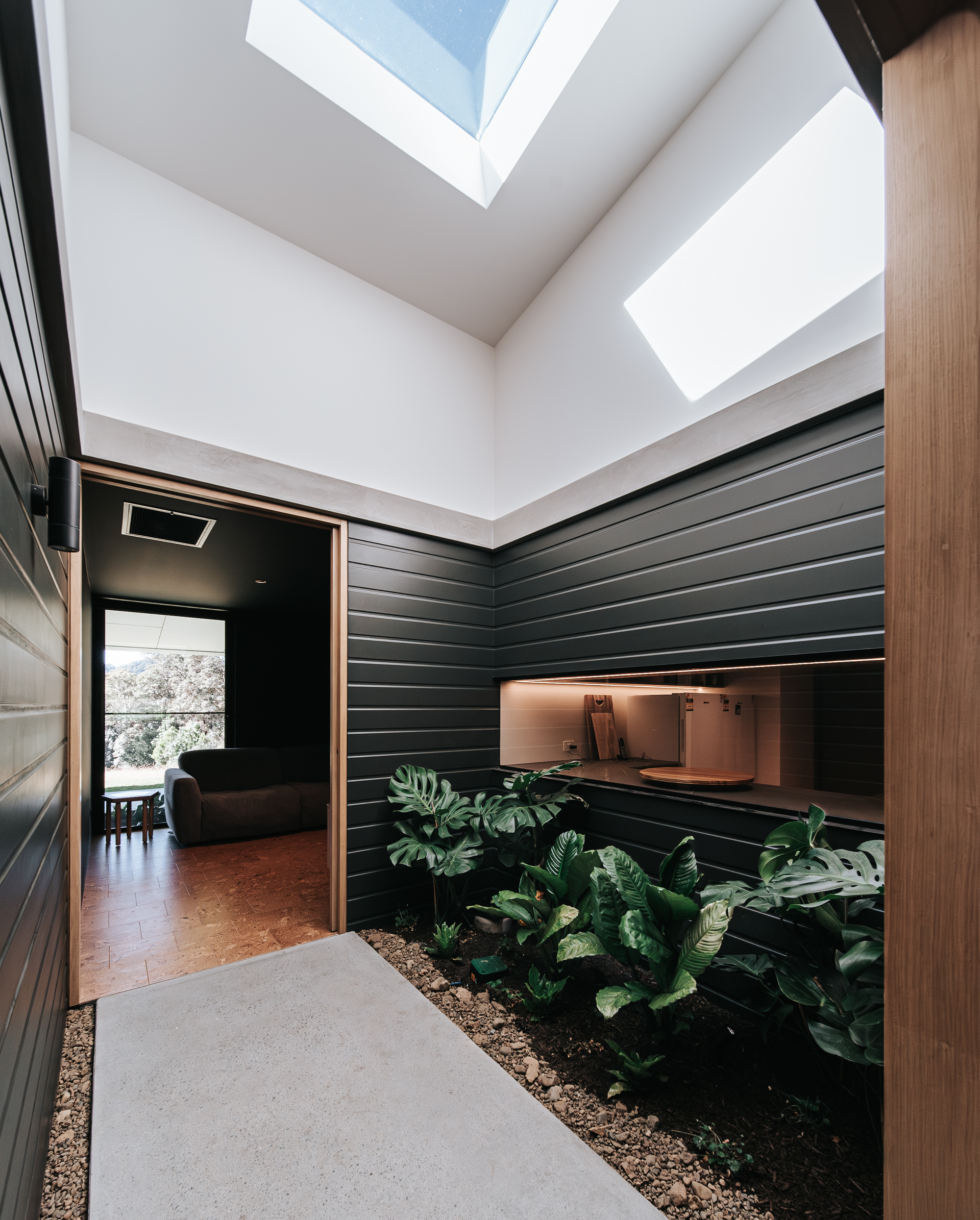 Interior View of a Modern Home With a Skylight — ATH Projects in Eerwah Vale, QLD