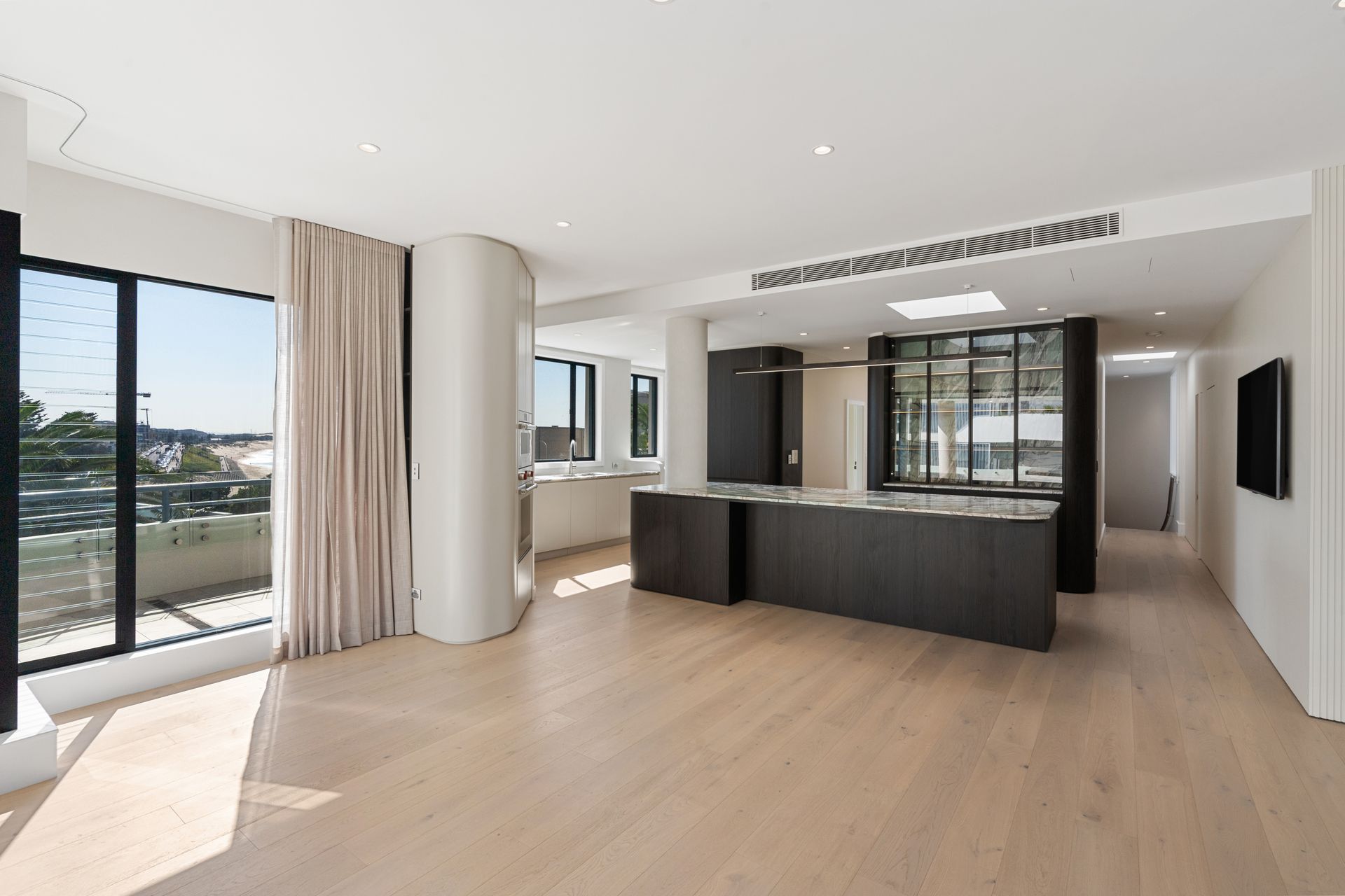 Modern Apartment Interior With Kitchen Island — ATH Projects in Cronulla, NSW
