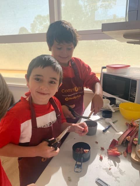 We held the first cooking session in our brand new kitchen on Friday.