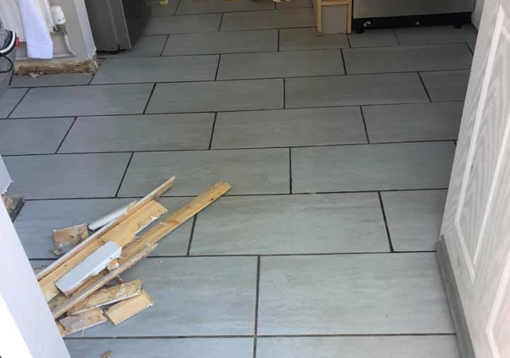 Flooring Nottingham completed kitchen floor tile installation in Nottingham
