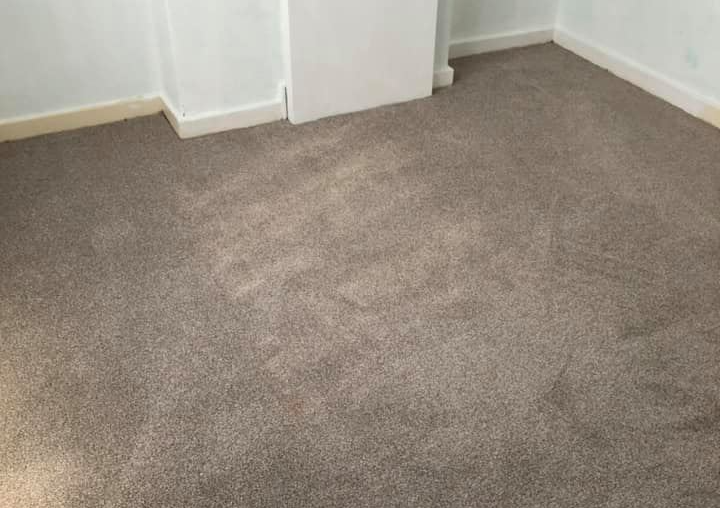 New carpet fitted into a lounge at a property in Nottingham