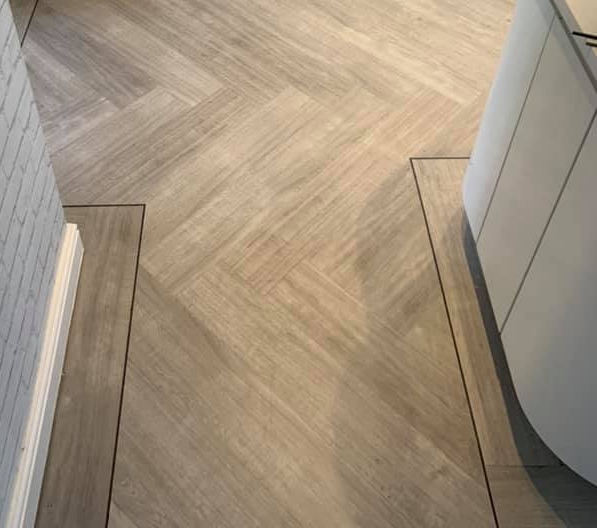 Parquet Fitting with border detailing in Nottingham