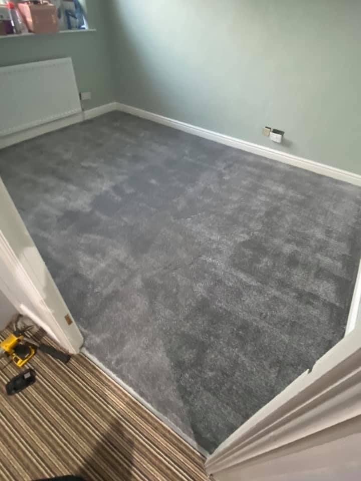 carpet fitted in a bedroom in Bakersfield, Nottingham 
