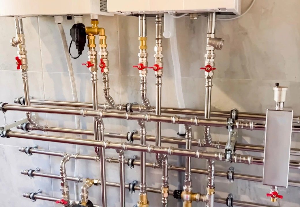 Flooring Nottingham plumbing manifold for water underfloor heating