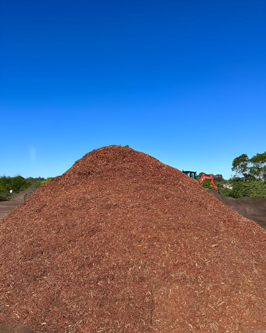 A Large Pile of Dirt is Sitting in the Middle of a Field — Manning Valley Landscapes in Wingham, NSW