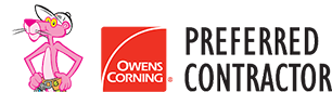 The pink panther is a preferred contractor for owens corning