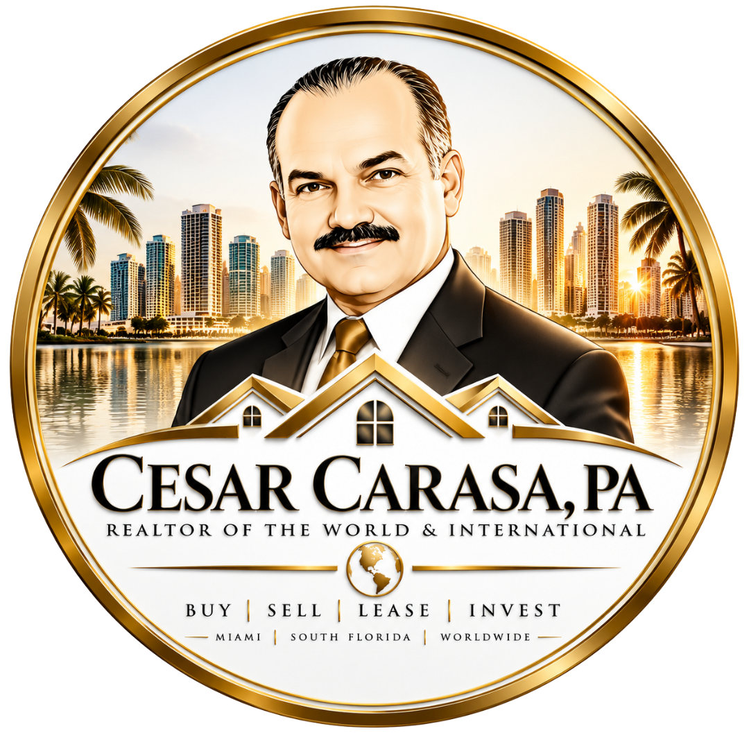Cesar Carasa, PA - Realtor of the World & International Logo