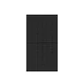 Black rectangular tile with etched horizontal and vertical lines.