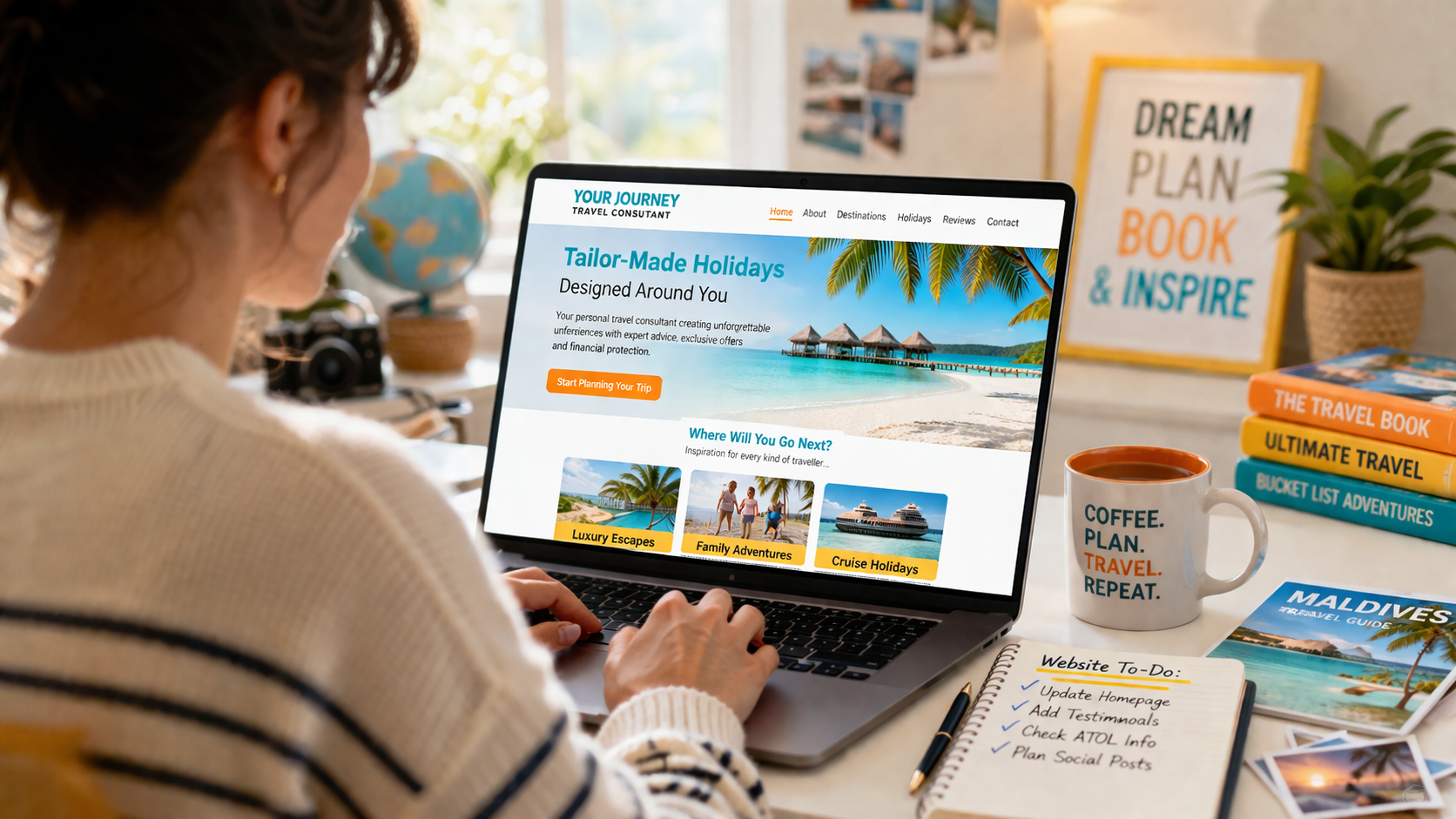 What to Include on Your Travel Website Homepage