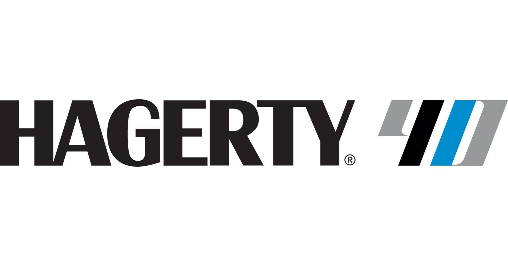Hagerty logo: Black text 