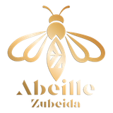 Ein Abeille Zubeida-Logo mit einer Biene darauf