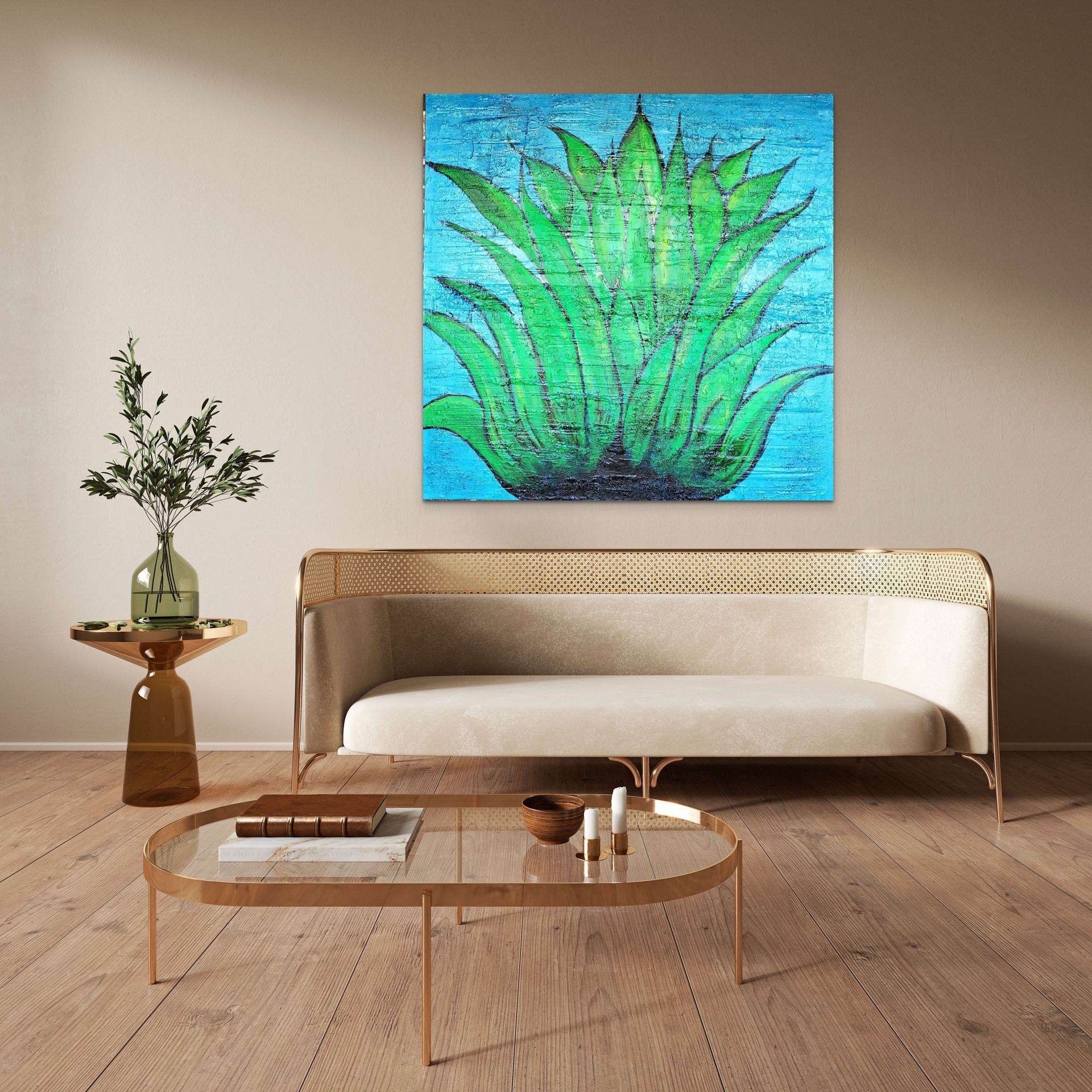 Grande Agave Southwestern Art SOLD