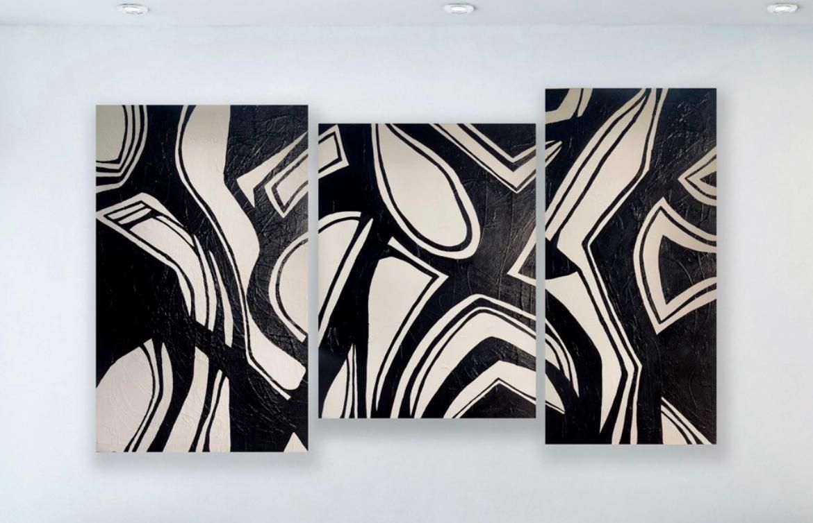 Imaginary Lines Mid-Century Modern Art
